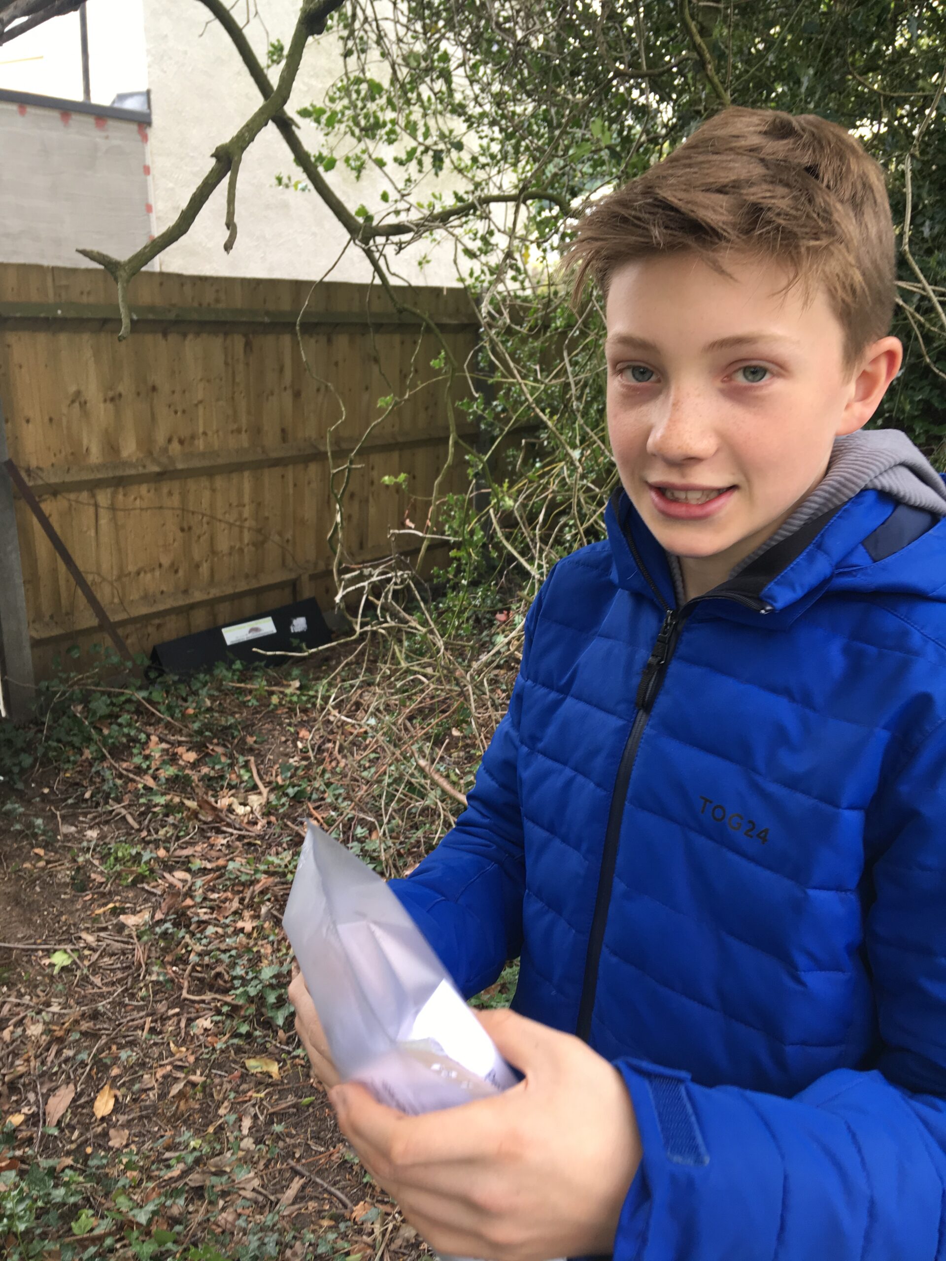 Y96 surveys, Michelle Thomas son, permission given February 2021